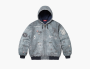 Supreme HJR Trompe L'oeil Hooded Work Jacket Blue 
