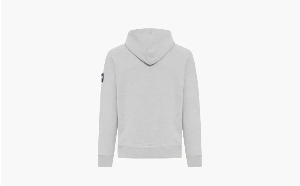 Stone Island Organic Cotton Hoodie Gray