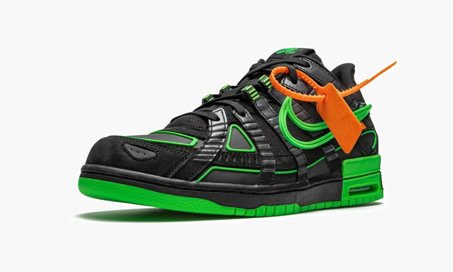 Nike Air Rubber Dunk "Off-white - Green Strike" 