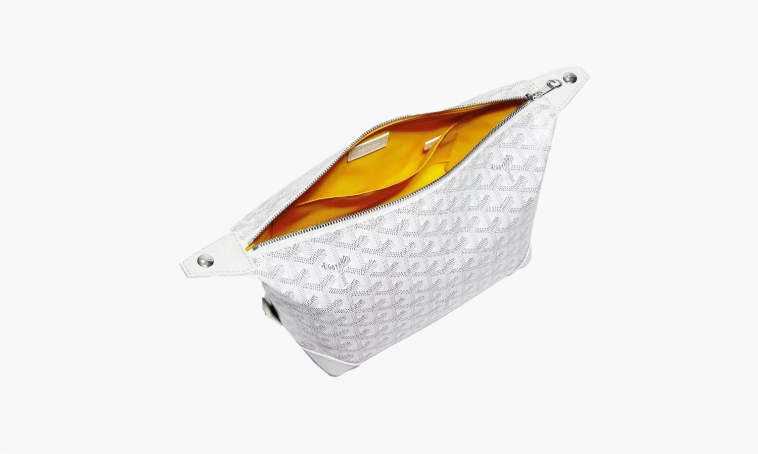 Goyard Boeing 25 Toilet Bag "White" 