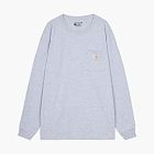 Carhartt K126 Pocket Long-Sleeve T-Shirt Heather Grey