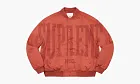 Supreme Washed Knockout Denim Varsity Jacket Rust