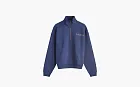 Sporty & Rich Sweatshirt Mens Navy Quarter Zip