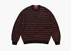 Supreme Flowers Metallic Sweater Black