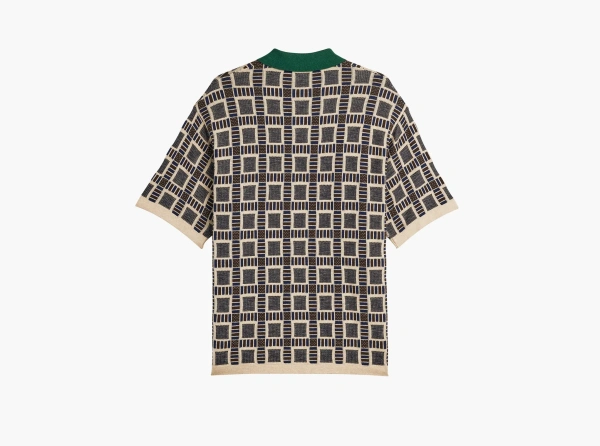 Adidas Originals x Brain Dead Polo Shirt Brown  Adidas Originals x Brain Dead Polo Shirt Brown