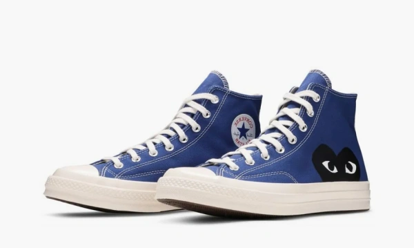 Comme des Garcons Play x Converse Chuck 70 High Blue Quartz 