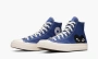 Comme des Garcons Play x Converse Chuck 70 High Blue Quartz 