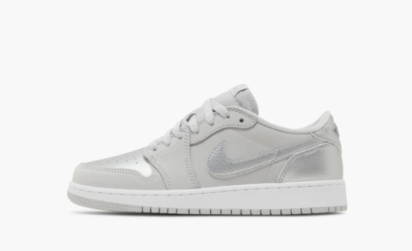 Air Jordan 1 Retro Low OG GS Metallic Silver