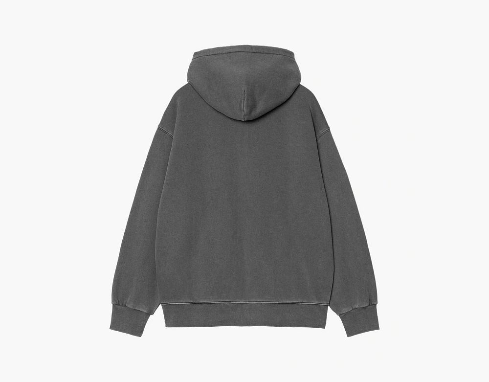 Carhartt WIP Hooded Nelson Zip Jacket Washed Black