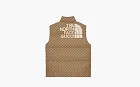 Gucci x The North Face Down Vest Beige/Ebony