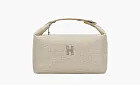 HERMES Bride-a-Brac Canvas Canvas Bag Toiletry Bag White