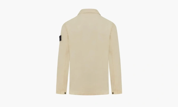 Stone Island Cotton Zipped Jacket Beige  Stone Island Cotton Zipped Jacket Beige