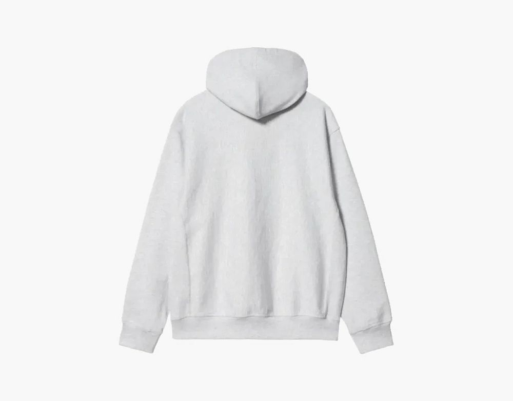 Carhartt WIP American Script Hooded Sweatshirt Grey