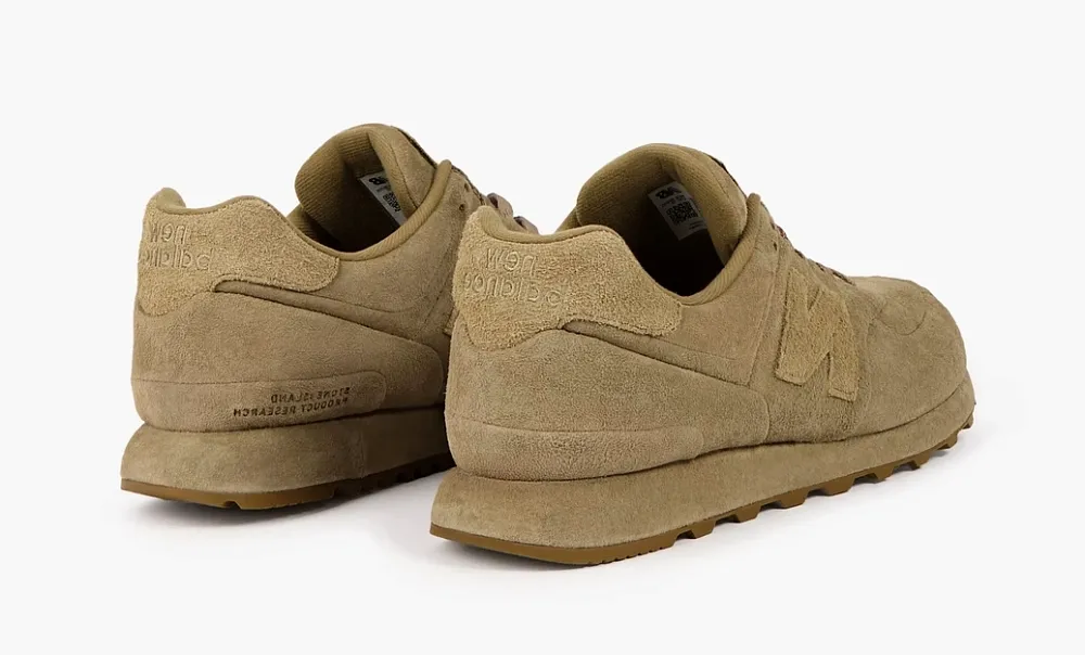 New Balance 574 Ghost x Stone Island Dark Beige