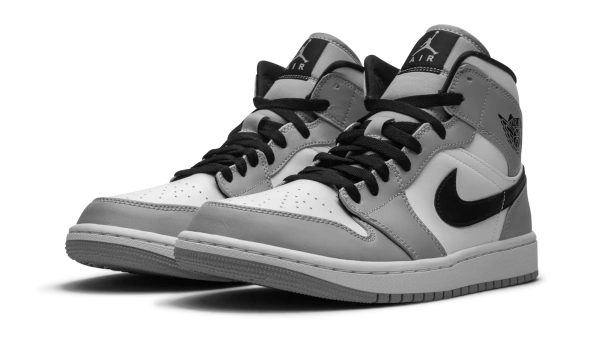Air Jordan 1 Mid Light Smoke Grey 