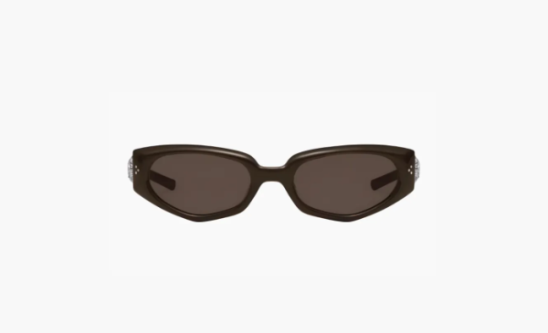 Gentle Monster Acetate Jewelry Cat Eye Sunglasses Unisex Black 