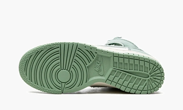 Nike Dunk High 1985 WMNS Green Denim 