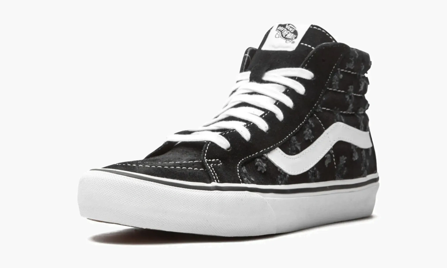 Vans Sk8-hi Supreme - Hole Punch Denim - Black 