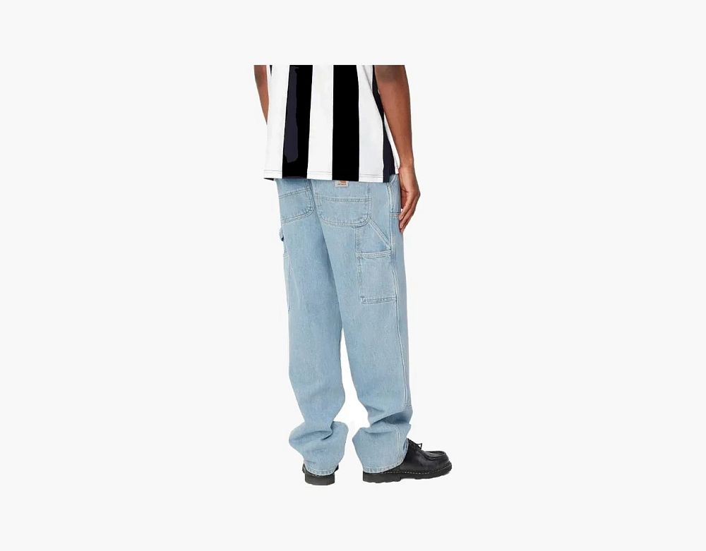 Carhartt WIP Double Knee Pant Light Blue Denim