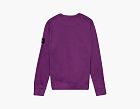 Stone Island Badge Logo Crewneck Magenta
