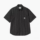 Carhartt WIP Drewe Dotted Stripe Shirt Black