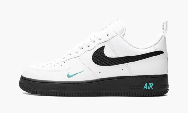 Nike Air Force 1 White/Black Teal 