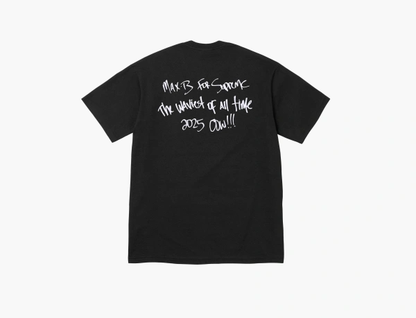 Supreme Max B Tee Black 