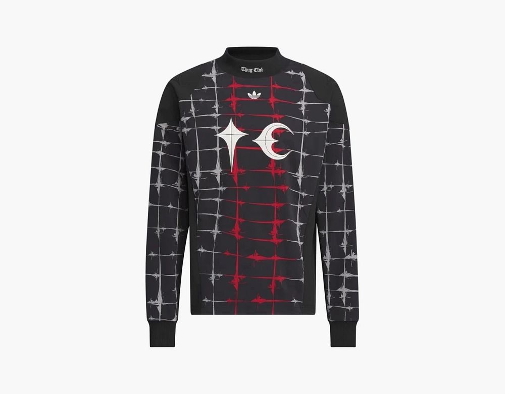 Adidas Originals x Thug Club Goalie T-Shirt Long Sleeve Black