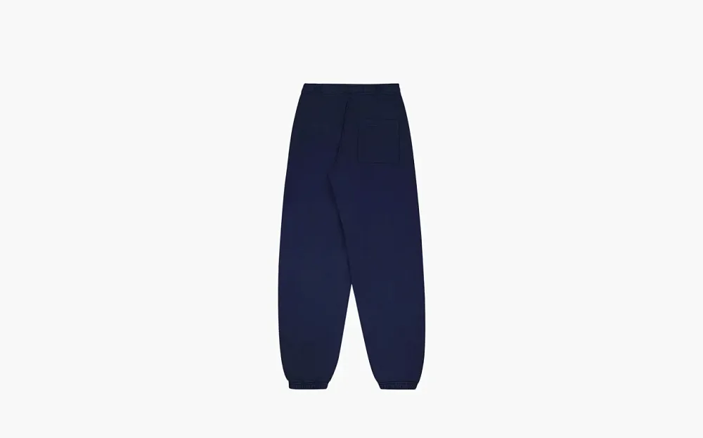 Sporty & Rich Yankees Serif Sweatpant Navy/White