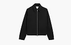 Ami Paris Cotton De Cœur Zipped Jacket Black