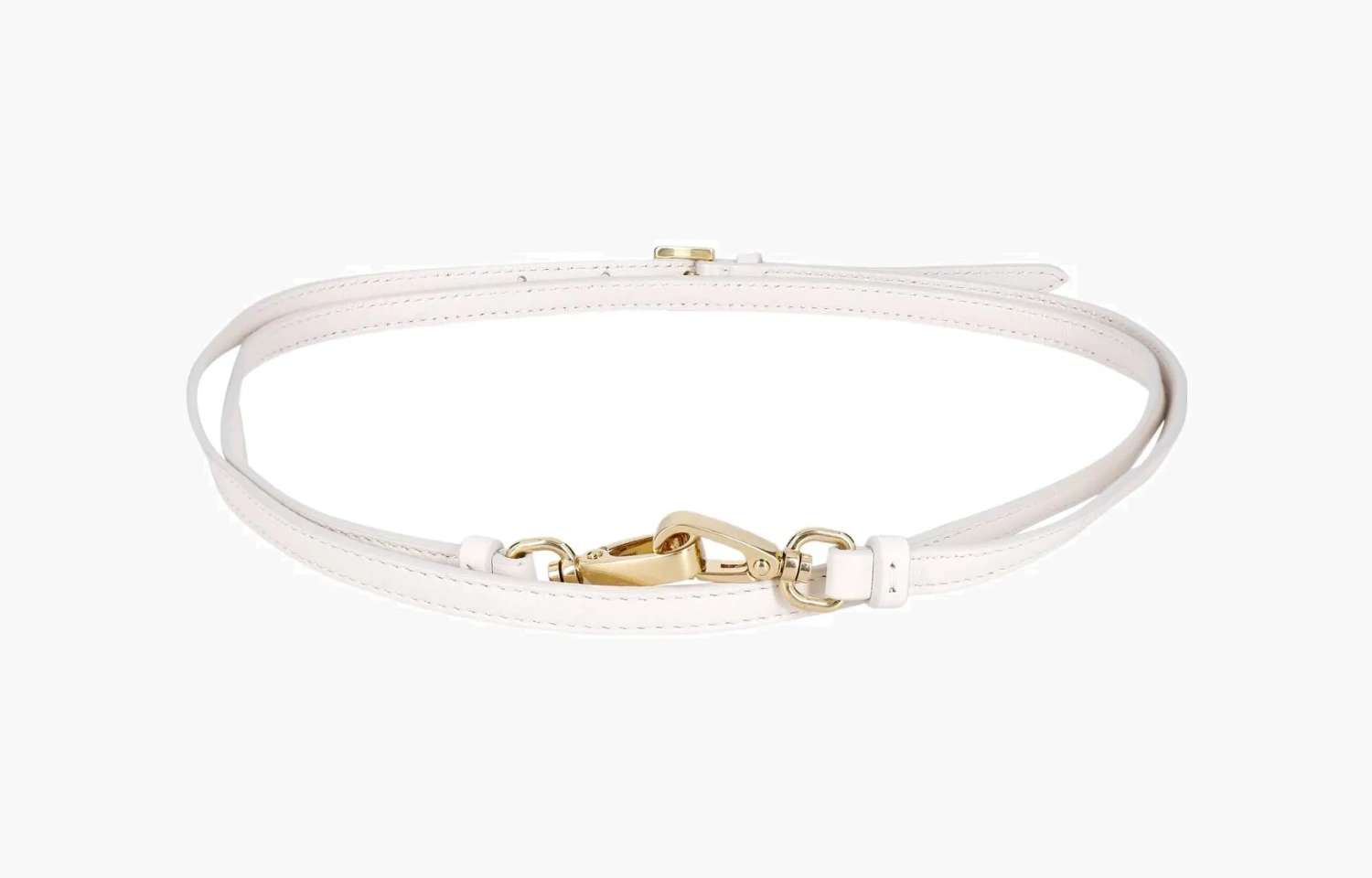 Miu Miu Wander matelassé nappa leather micro hobo bag "White" 