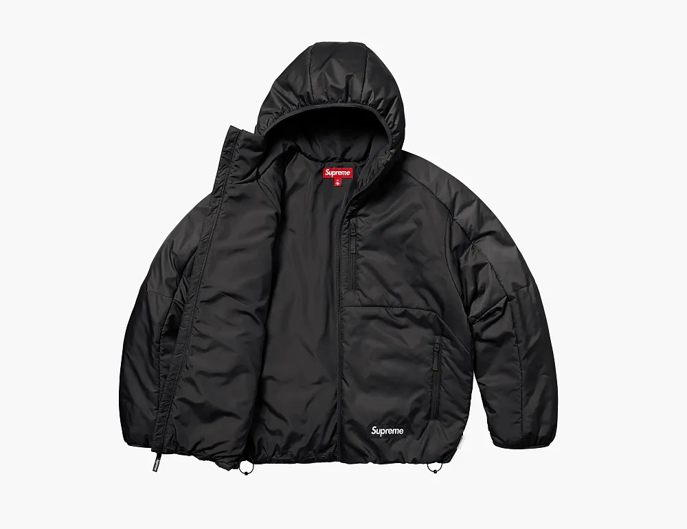 Supreme Windstopper Insulated Hooded Jacket  Black