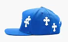 Chrome Hearts Cross Patch Baseball Hat Blue