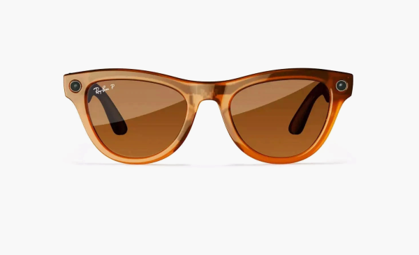 Ray-Ban Meta Skyler Sunglasses Shiny Caramel / Brown  Ray-Ban Meta Skyler Sunglasses Shiny Caramel / Brown