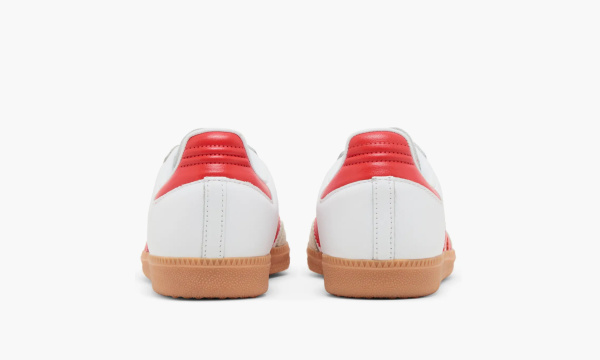Adidas Samba OG WMNS White Solar Red Gum 