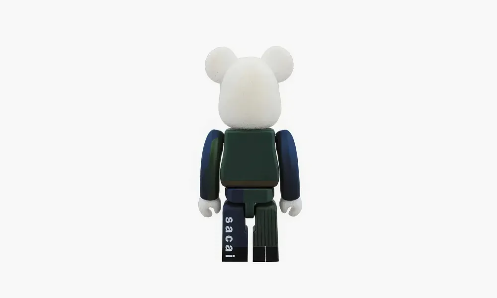 Bearbrick X Sacai Black Green