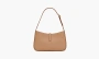 Saint Laurent Bronze Monogram Le 5 A 7 Hobo Bag Vegetable Tanned Leather Brown Gold 