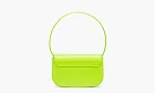 Diesel 1DR Shoulder Bag Neon Leather Yellow Fluo