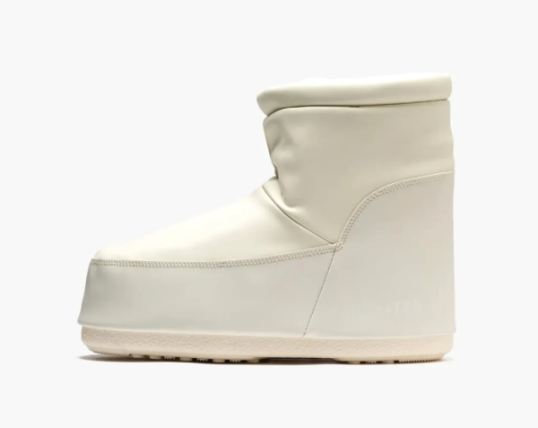 Moon Boot No Lace Rubber Boot Cream 