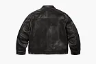 Supreme x Schott Leather Clip Jacket Black