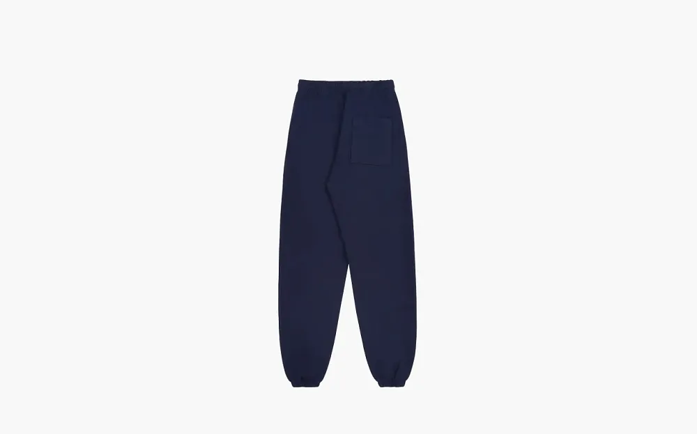 Sporty & Rich California Printed Drawstring Pants Blue