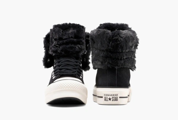 Converse Chuck Taylor All Star Fold Over Lift High WMNS Black 