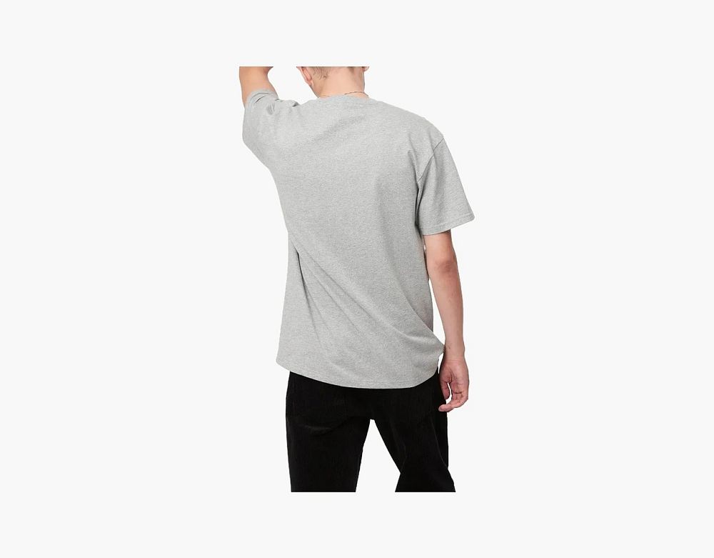 Carhartt WIP Chase Logo T-Shirt Grey