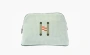 Hermès Bolide Pouch MM Crazy H Cloud White & Mint Green 
