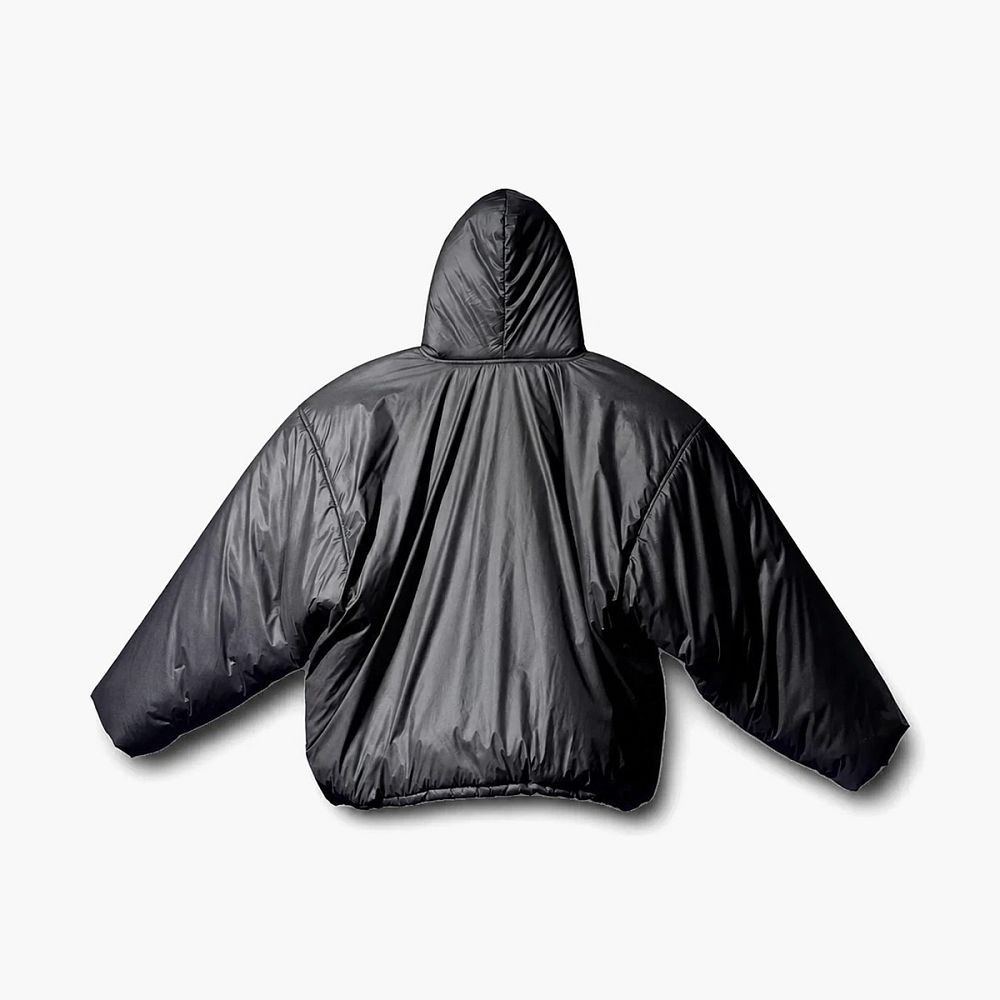 Yeezy X GAP X Balenciaga Padded Hoodie Black