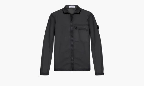 Stone Island Zipped Jacket Black 