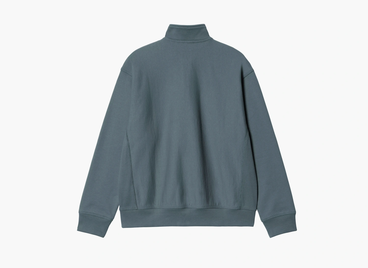 Carhartt WIP Half Zip American Script Sweatshirt Office Blue 