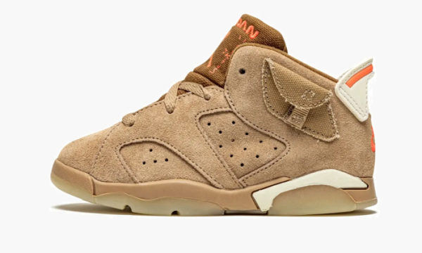 Air Jordan 6 Retro TD Travis Scott - British Khaki 