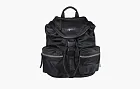 Premiata Casual Versatile Textile Backpack Black 