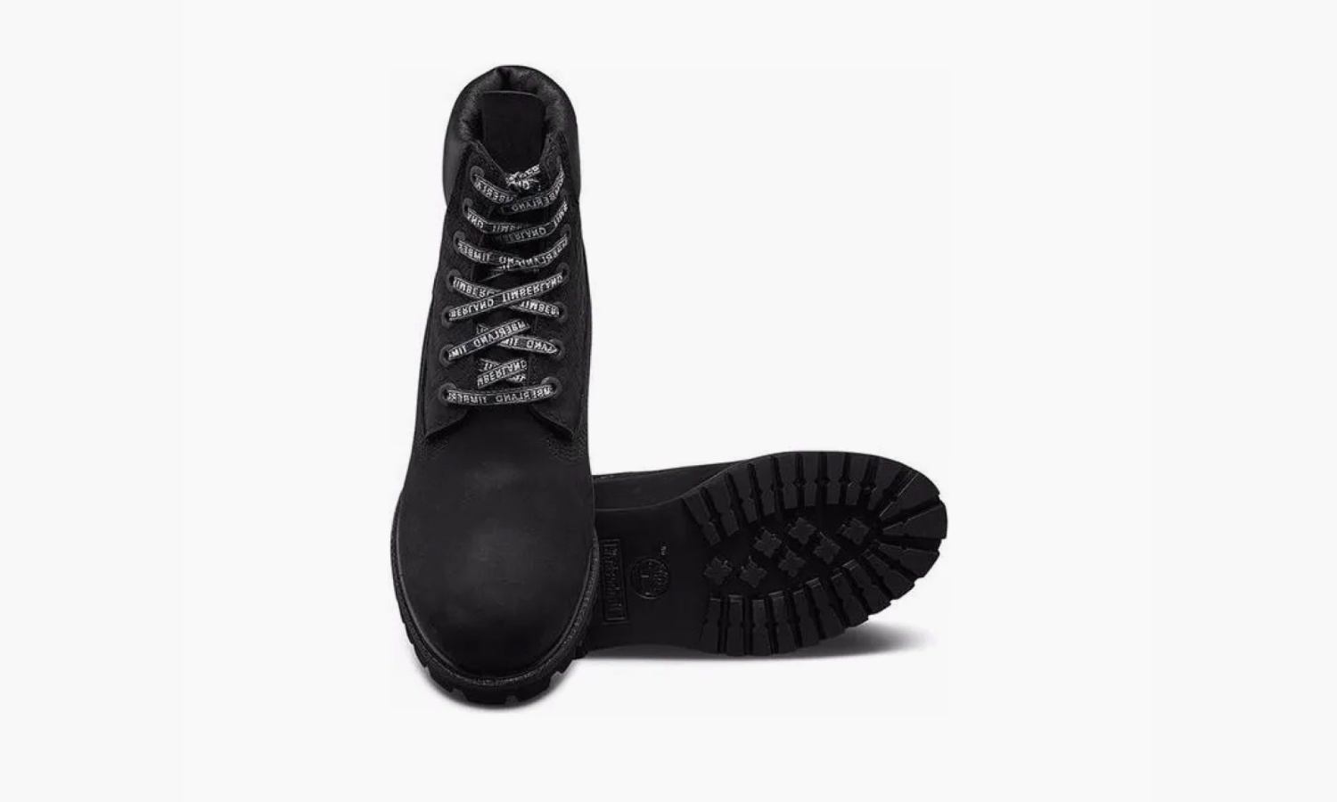 Timberland 6 Inch Premium Boot "All Over Logo - Black" 